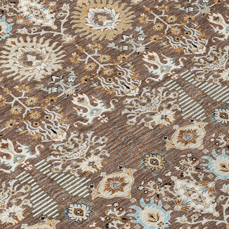 Machine Washable Indoor/Outdoor Gursevak ACN2251 Global Rug, Rectangle 10' x 14'