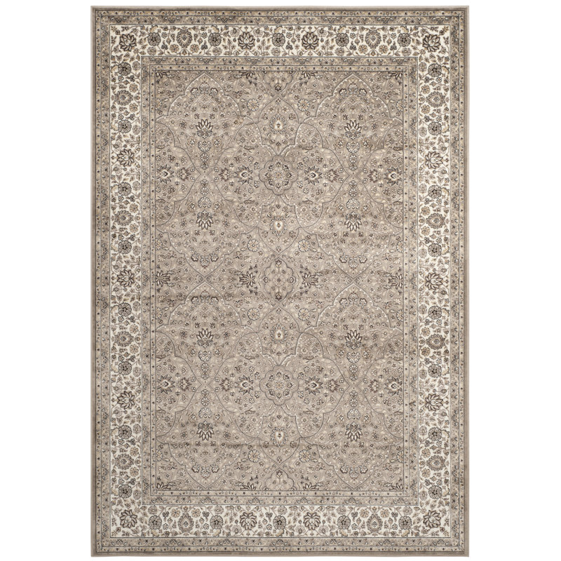 Tapis oriental à motif de viscose Carolus, Rectangle 3 pi 3 po x 4 pi 7 po