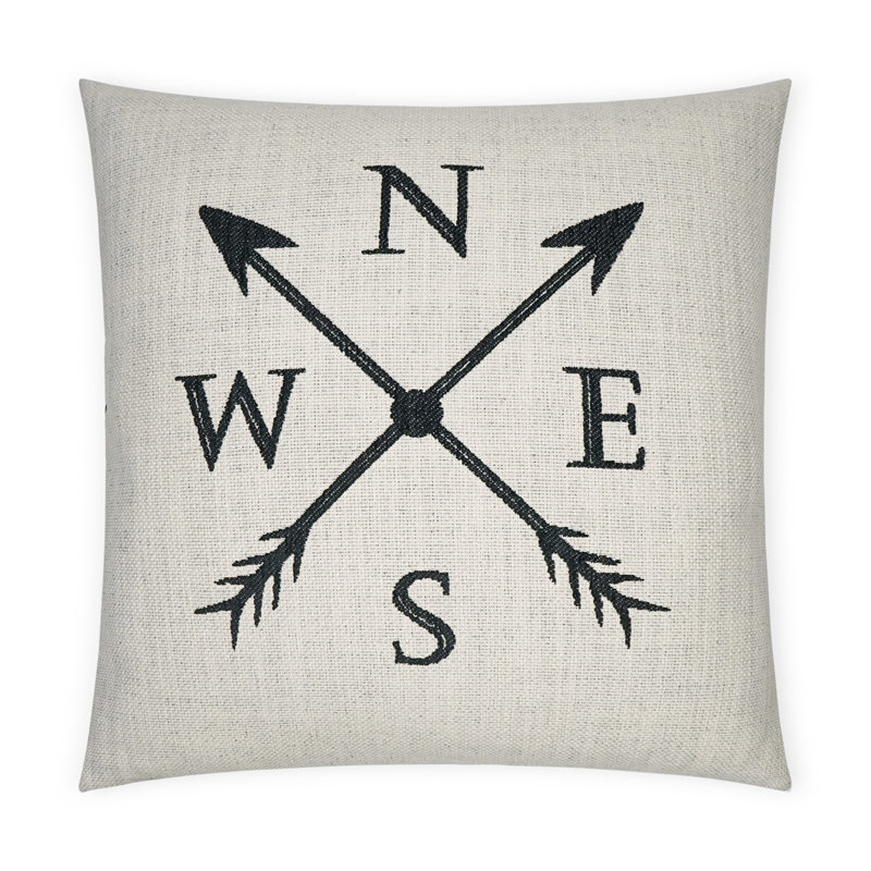 Navigation Square Pillow Cover & Insert, 24"H x 24"W