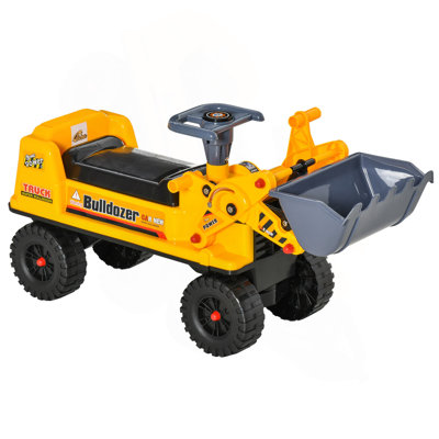 Bulldozer pour enfants avec jouets à roulettes robustes