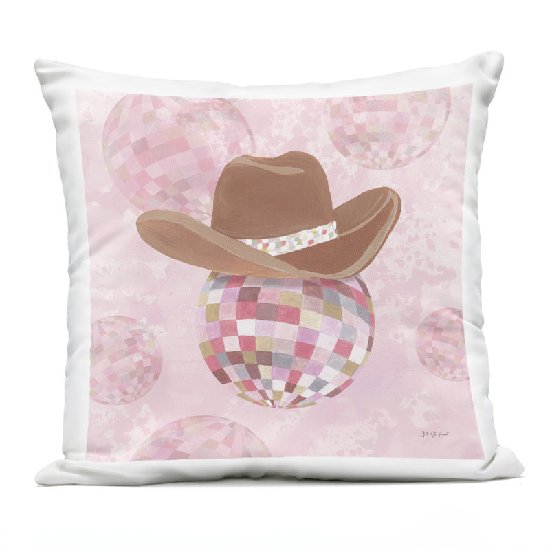 Coussin d'extérieur Rosy Hued Cowgirl
