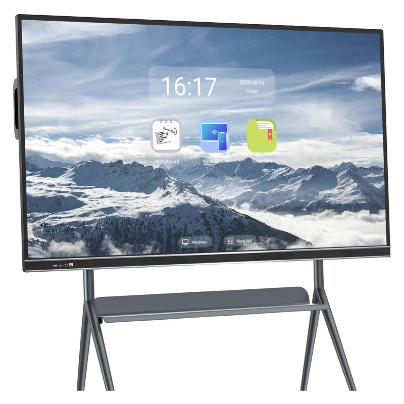 JYXCN Smart Board 75" 2160p, Digital Whiteboard Multi Touch Screen, Perfect for Teaching & Meetings(Include Wall Mount)