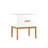 Modern  Nightstand With Drawer And Wood Legs, Minimalist Bedside Table With Handle For Bedroom, Living Room, Apartment