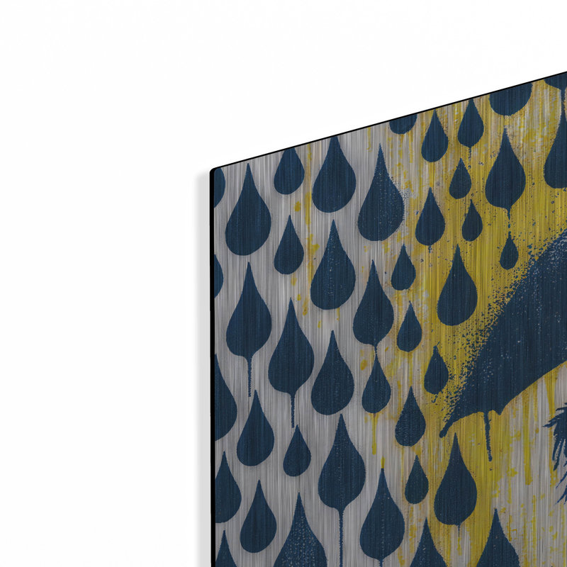 Ivy Bronx «Umbrella Girl» par Andreas Magnusson, art mural en métal, H 24 po x l 36 po