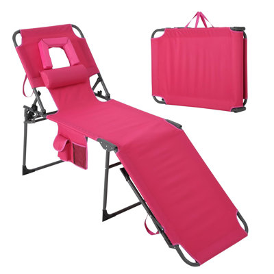 Chaise de patio pliante pour l'extérieur, mobilier de jardin confortable pour la détente, durable pour la cour, la pelouse et les sièges de terrasse