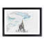 Magic Kingdom Castle in Abstract - Picture Frame Graphic Art Print-55759439-55759442
