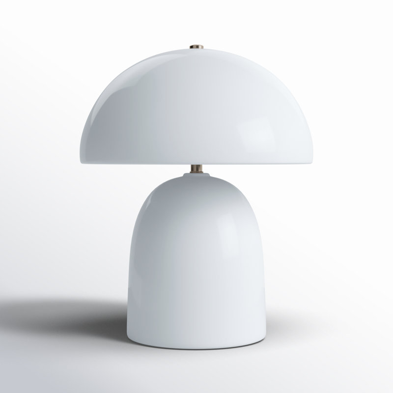 Hardacre Ceramic Table Lamp, Gloss White