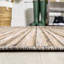 Tapis intérieur / extérieur brun / naturel à fines rayures Amiyah-1457547463