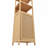 Freestanding Linen Tower Storage Cabinet With Shutter Door 3 Tier Shelves Bamboo Organizer For Humid Spaces Saves Floor Space-1715975877