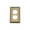 Deco 1-Gang Duplex Outlet Wall Plate