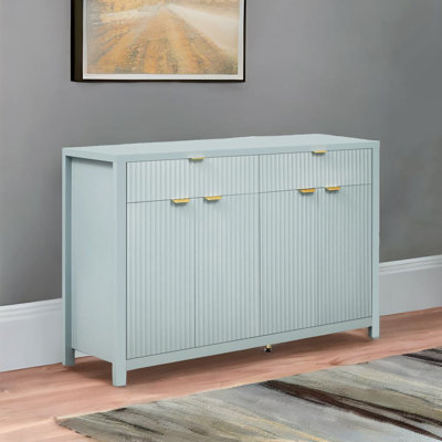 Modern Wave-pattern Sideboard Cabinet