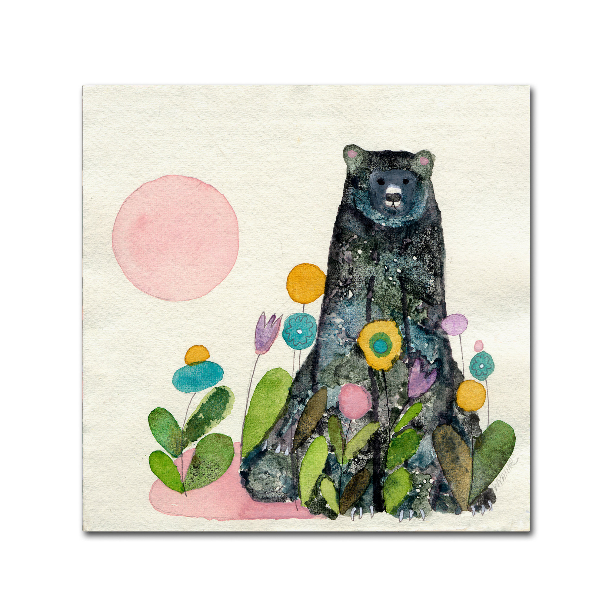 Viv + Rae Burkholder Maud 'Garden Bear' Canvas Art & Reviews - Wayfair ...