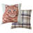 Beige Square Throw Cushion