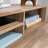 Organizer Hutch With Bookcase, Brown Finish