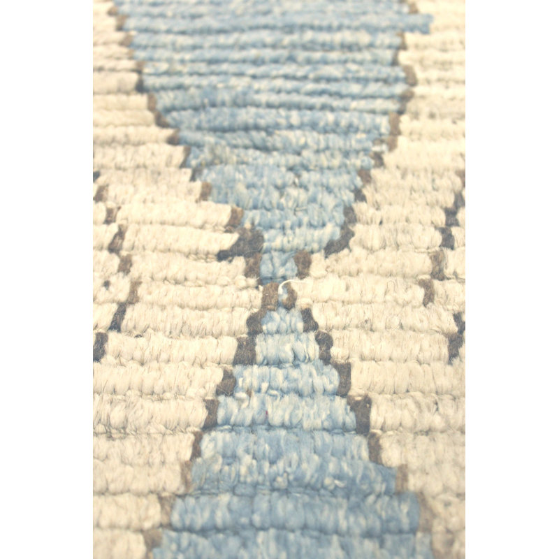 New Afghani Moroccan Wool On Wool 13'6" X 16' Beige