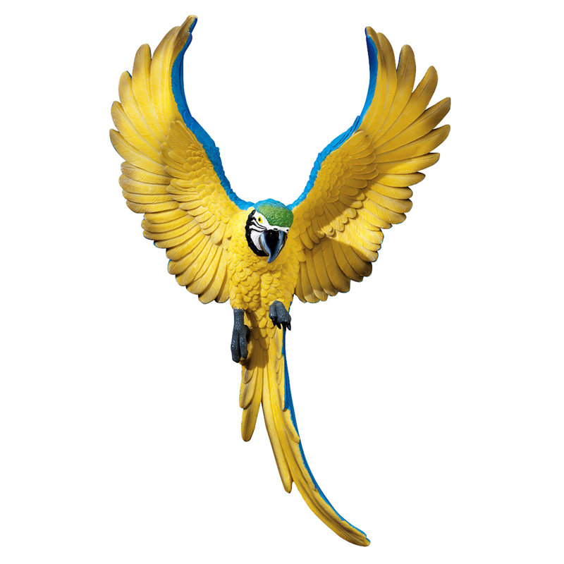 Phineas the Flapping Macaw Bird Wall Décor