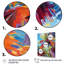 Millart Popart Palm Trees II - Palmiers et palmiers, reproduction d'art encadrée-801963480-801963456-767419849