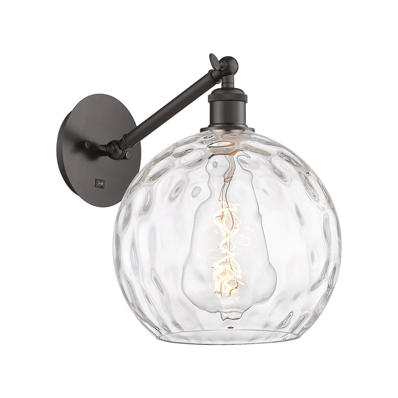 Ballston - Athens Water Glass - 1 Light Adjustable Sconce, Oil Rubbed Bronze
