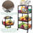 Kitchen 4-Tier Storage Cart on Wheels