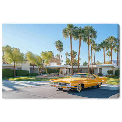 Art Remedy Retro Photography Canvas, Bright Ride