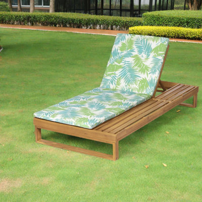 Méridiennes de patio réglables, bois d'acacia teck, bord de piscine moderne