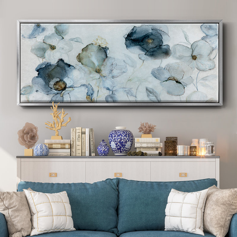 Flowering Indigo- Framed Canvas