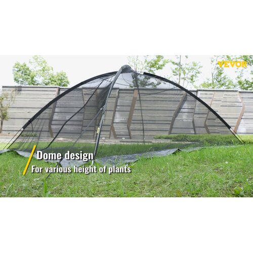 VEVOR Pond Cover Dome, Garden Pond Net, 1/2 Inch Mesh Dome Pond Net Covers  With Zipper And Wind Rope, Nylon Pond Netting For Pond Pool And Garden To  Keep Out Leaves Debris