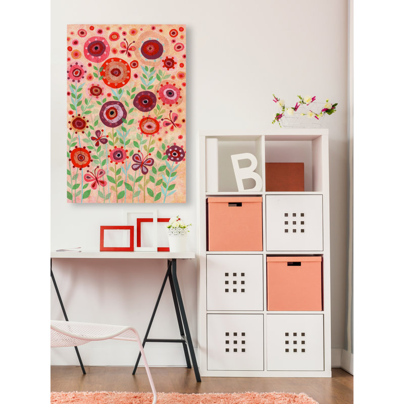 «Parmenter Flower Flight», reproduction sur toile tendue, H 45 po x l 30 po x P 1,5 po