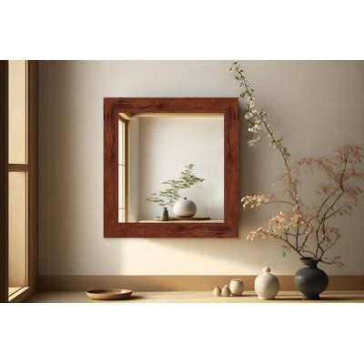Gartha Engineered Wood Flat Wall Mirror