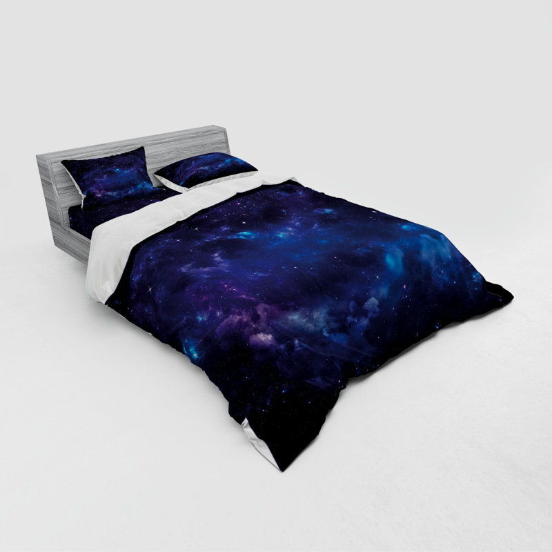 Sky Modern & Contemporary Polyester Duvet Cover, Queen Duvet Cover + 3 Additional Pieces