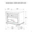 2 Drawers Nightstand With Acrylic Crystal Accents
