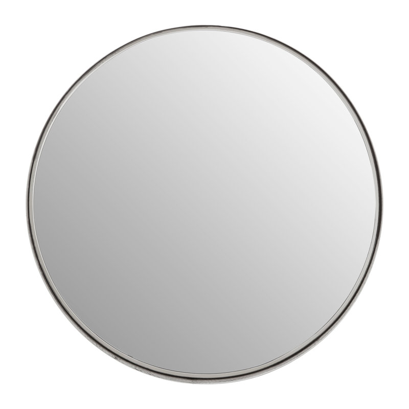Stainless Steel Square Wall Mirror, 76cm H x 76cm W