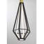 Dripping Gems 1 - Light Brass LED Unique/Statement Pendant-129588509