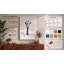 Giraffe in Clouds Modern 1 Piece Wrapped Canvas Wall Art-136774718-136774720