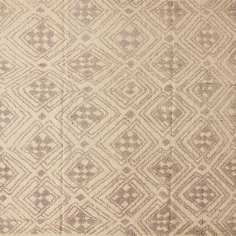 Tapis abstrait à motif abstrait moderne 5125, Carré 6 pi