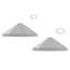 19cm H Metal Cone Lamp Shade ( Screw On )-1797270562