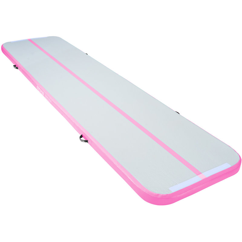 Air Track Training Tumbling Gymnastics Inflatables, Pink