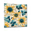 Fussell - Art mural moderne floral en acrylique-101499698