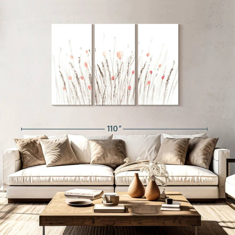 Avery Delicate Botanical II, 48" H x 74" W