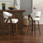 Tabouret de comptoir pivotant en similicuir Providence-128799106
