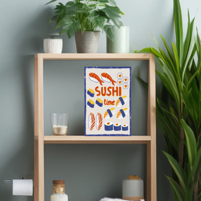 Sushi Time Delights Contemporary Fish Wall Art