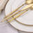 20 Pc Flatware Set with Hammered Handles-106495549