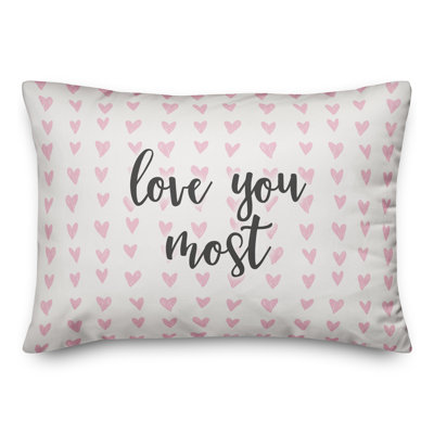  Coussin Love You Most