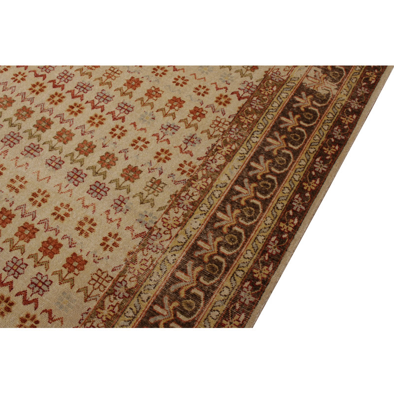 Distressed Homage Hand Knotted Wool Area Rug, Rectangle 8' x 10'