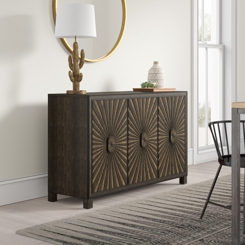  Buffet décoratif 3 portes 56 po Lorenzo, H 36 po x l 56 po x P 19 po