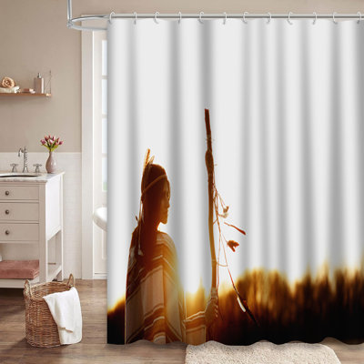 Rideau de douche Native American