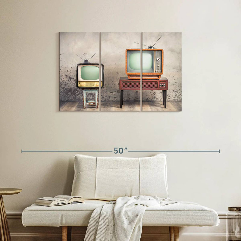 Senne Analog Televisions, 24" H x 38" W