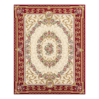Indoor/Outdoor Traditional Area Rug
