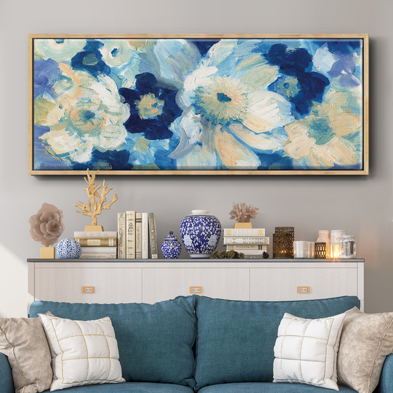 Blue Nocturne II- Framed Canvas