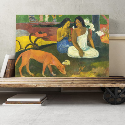Arearea by Paul Gauguin - Wrapped Canvas